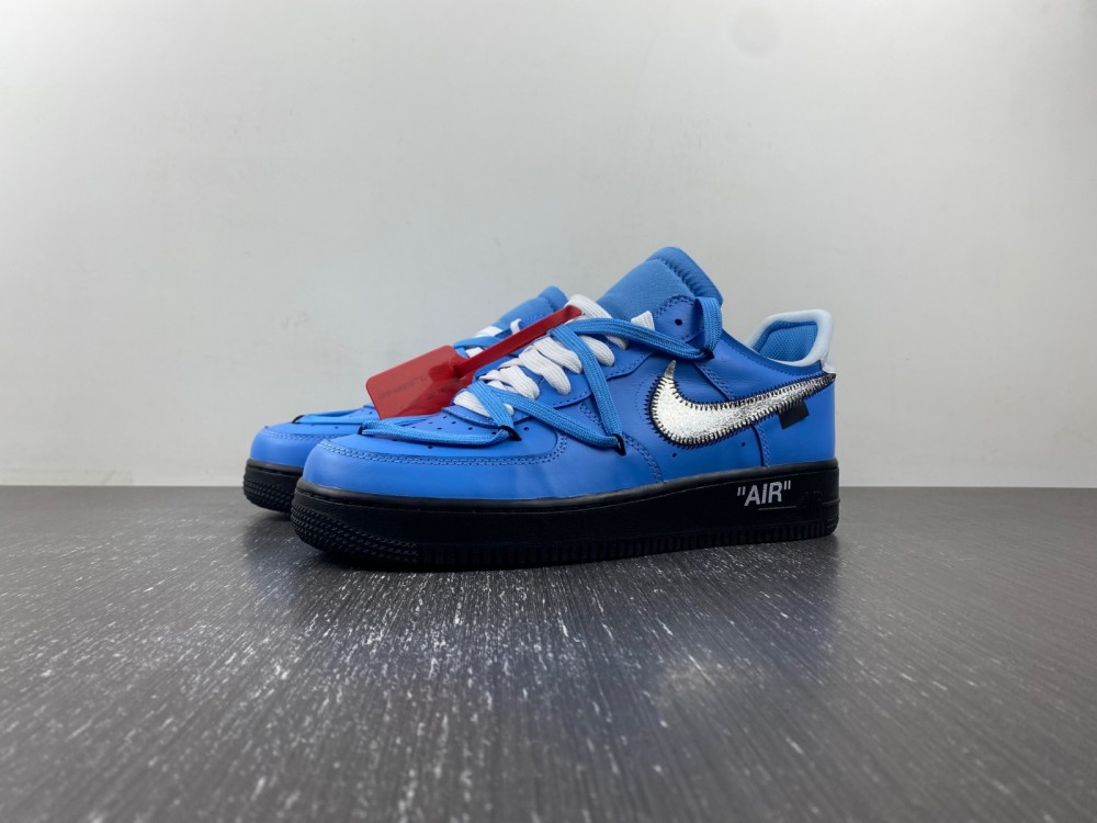 Off-White x Nike Air Force 1 Low MCA Blue Black Size: 39-47.5