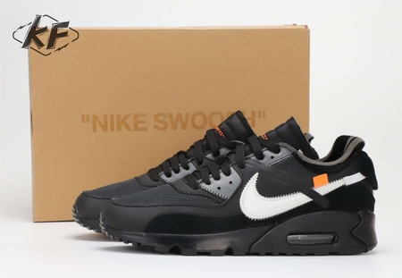 Nike OFF-WHITE x Air Max 90 White Black 40-47.5