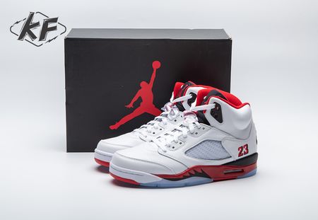 Air Jordan 5 Fire Red Black Tongue HQ7978-101 Size 40-48.5