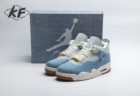 Jordan 4 Retro TEX Denim Worn Blue IB6716-100 Size 36-48.5