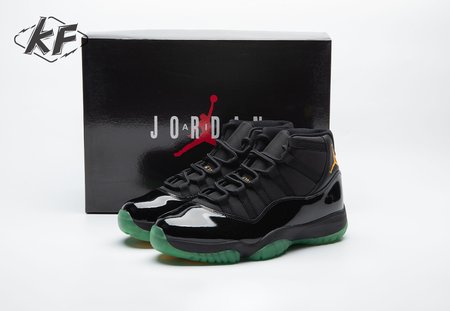 Air Jordan 11 Black Green Yellow CT8012-037 Size 40-48.5