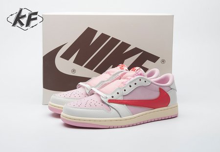 Travis Scott x Air Jordan 1 Low Shy Pink IQ7604-101 Size 36-50.5