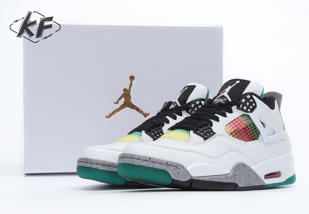 jordan 4 retro lucid green rasta