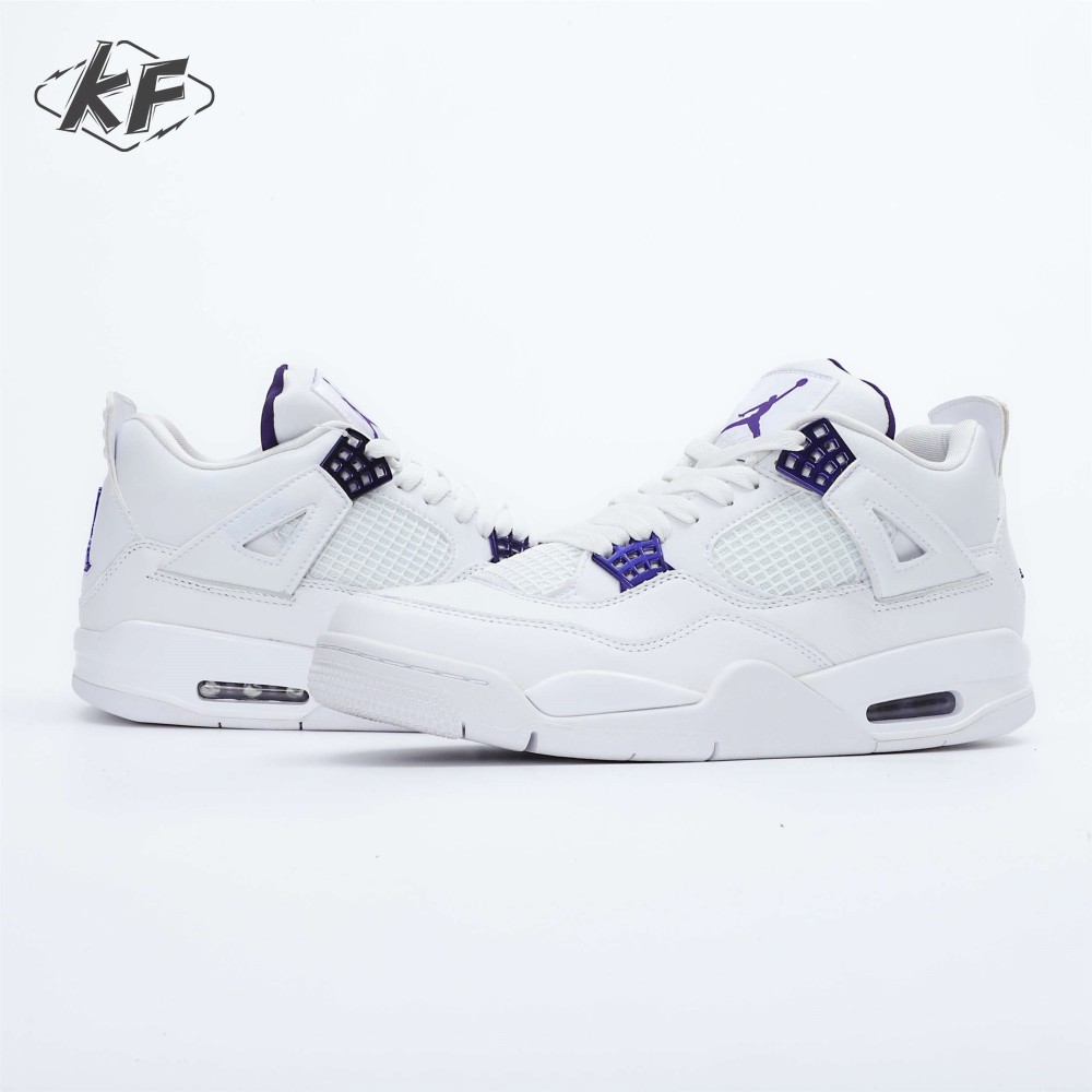 jordan retro 4 purple metallic
